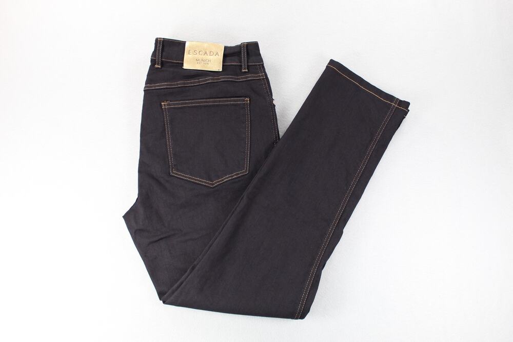 Escada Blue Denim Skinny Jeans Womens US 12 EU 44